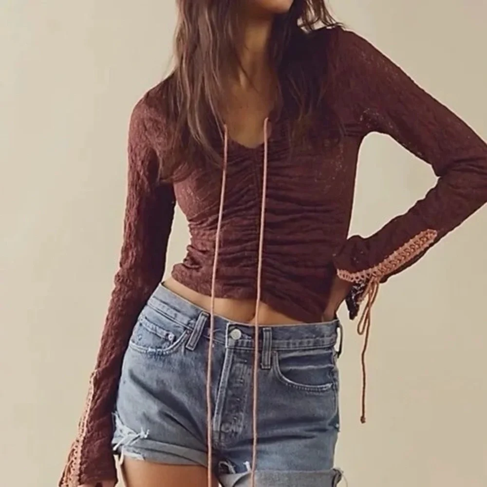 Free People Lilah Top in Dusty Rose